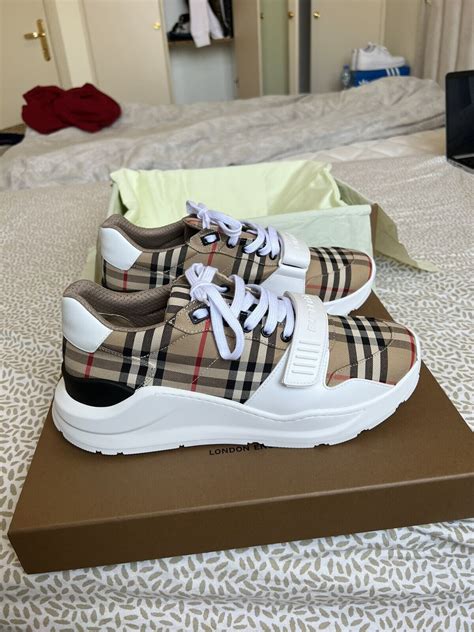 sneakers homme burberry|padded classic burberry sneakers men.